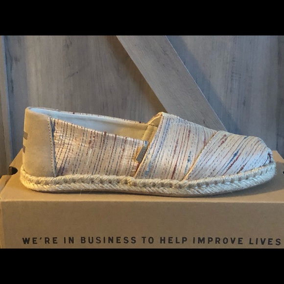 Toms Shoes - TOMS Classic Birch Metallic Women 6.5